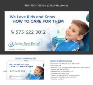 Billboard design for dentist that sees only children | Grafik-Design von MDesigns ™