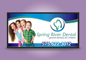 Billboard design for dentist that sees only children | Graphic Design by paulkanjosh