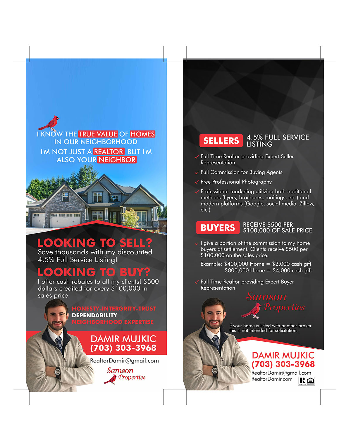 modern elegant real estate agent flyer design for a company by real estate agent flyers examples