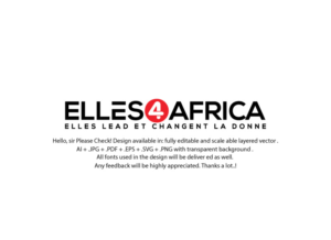 Elles4Africa (Logo design)/Elles lead et changent la donne (tagline) | Logo Design by juie design