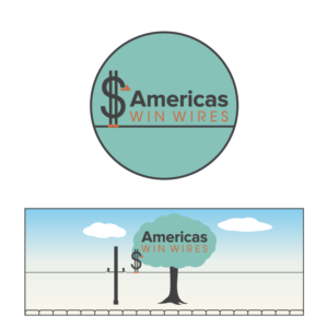 Americas Win Wires | Logo Design by ACK Design