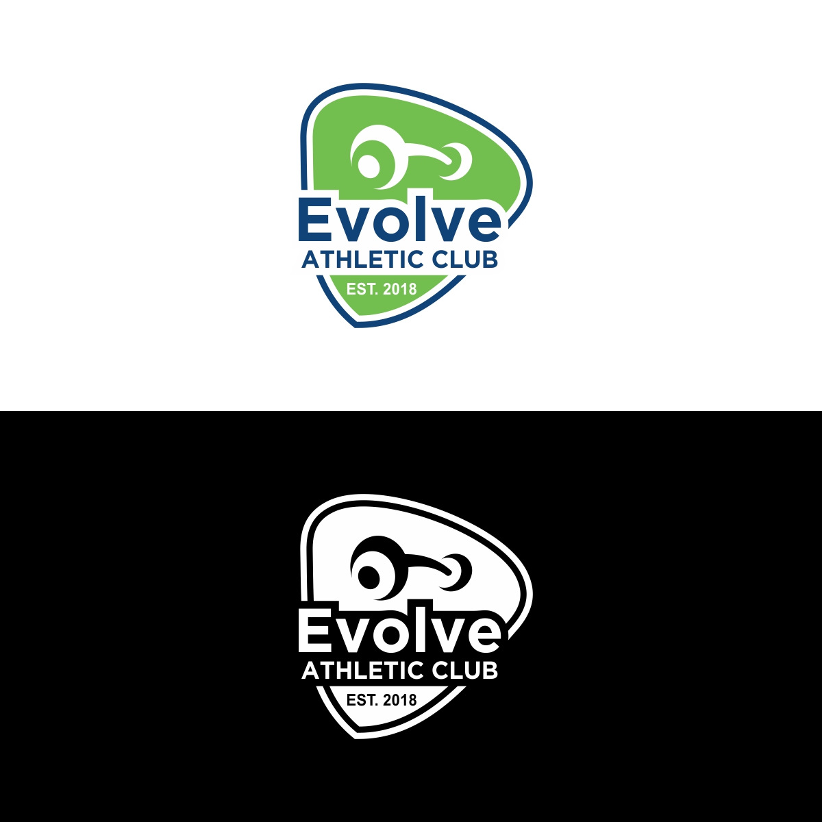 Logo Design by e-graphics for Evolve Athletic Club | Design #18516674