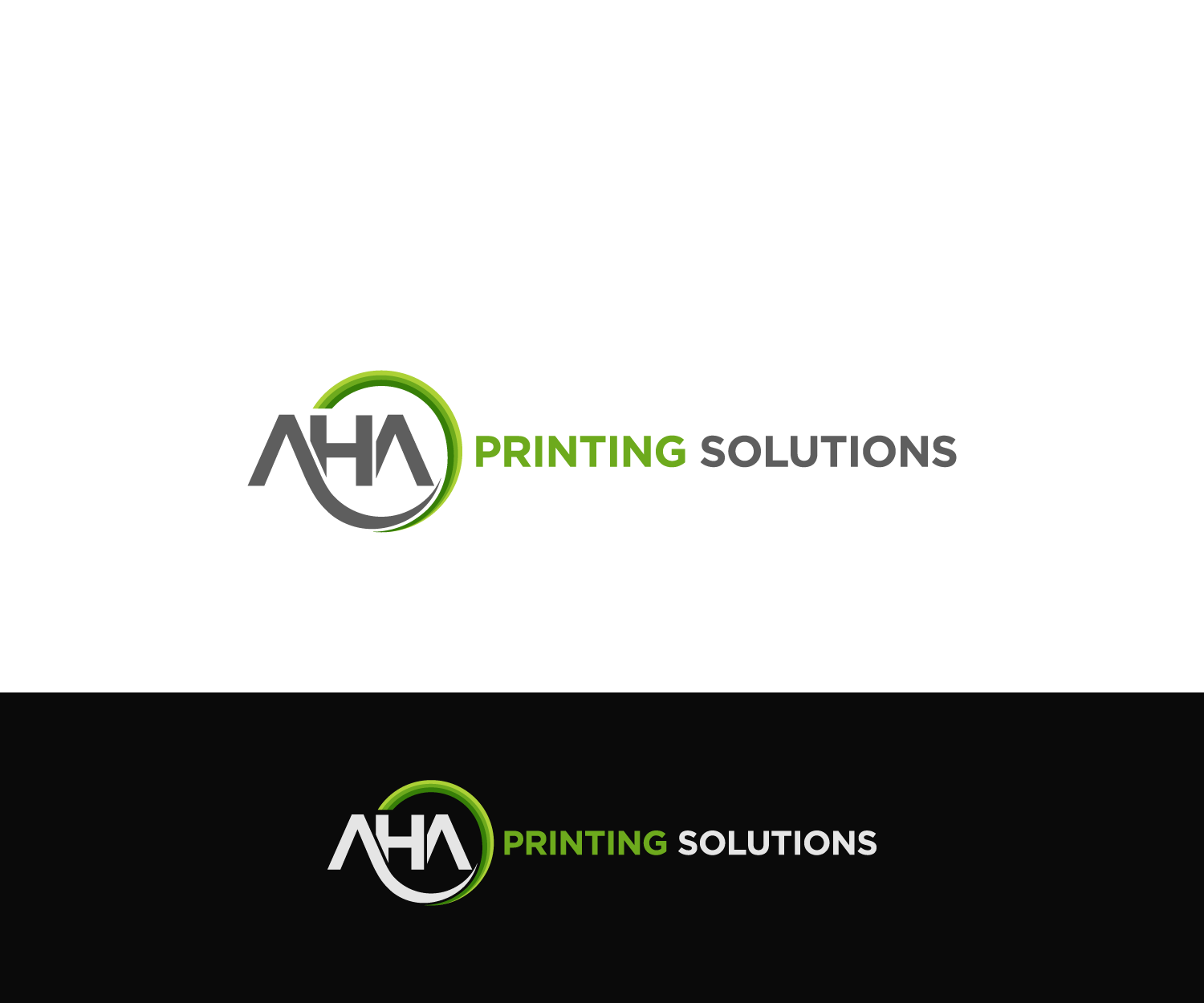 Logo Design by Mario for A.H.A. Printing Solutions  | Design #18515408