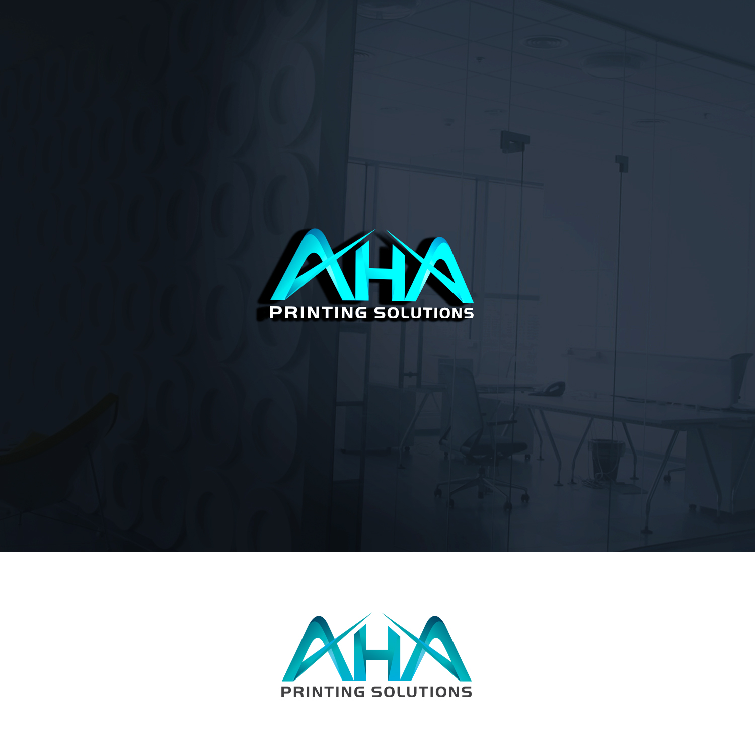 Logo Design by Loknadh busam for A.H.A. Printing Solutions  | Design #18512212