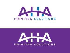 Logo Design by greenapple 3 for A.H.A. Printing Solutions  | Design: #18513322