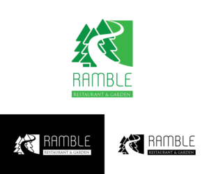 Ramble Restaurant & Gardens  | Logo Design by desainerd