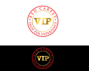 Red Carpet VIP Shopper Experience | Logo Design by Juli creation