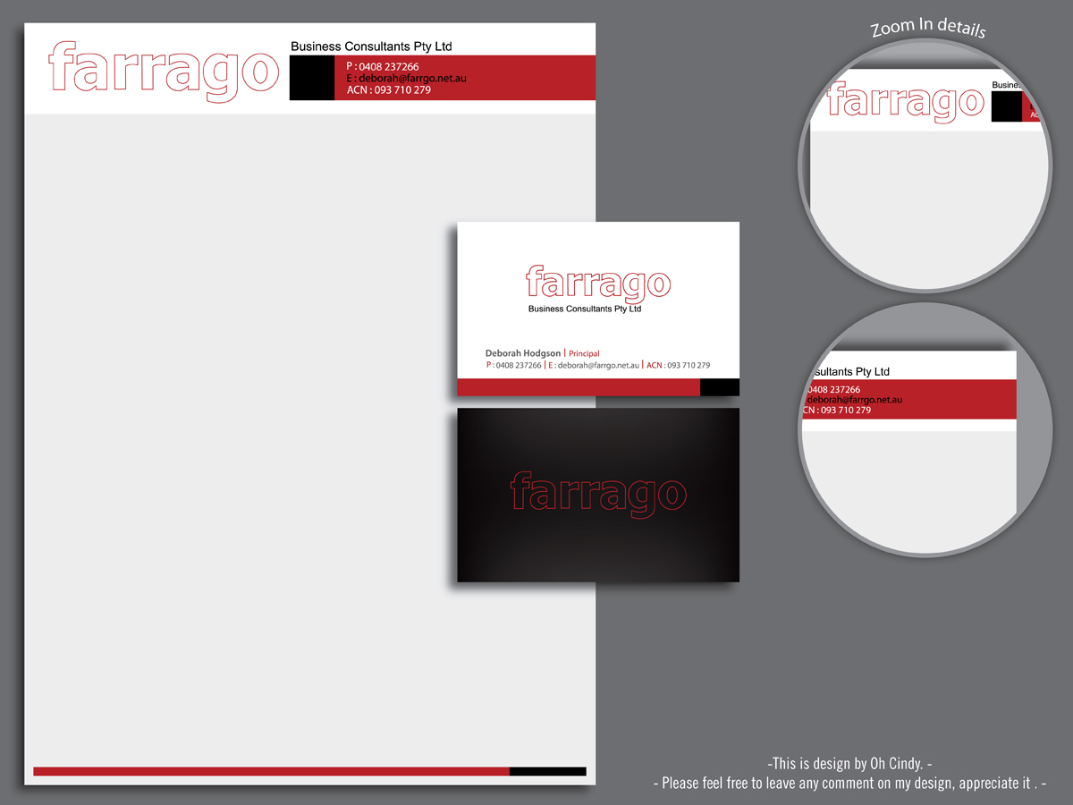 Letterhead Design by Oh Cindy for this project | Design #2811445