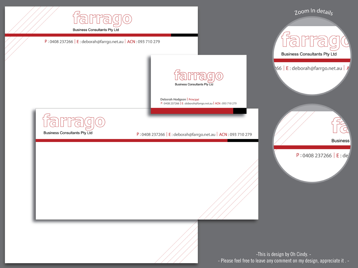 Letterhead Design by Oh Cindy for this project | Design #2811555
