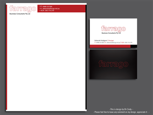 Letterhead Design by Oh Cindy for this project | Design: #2812105