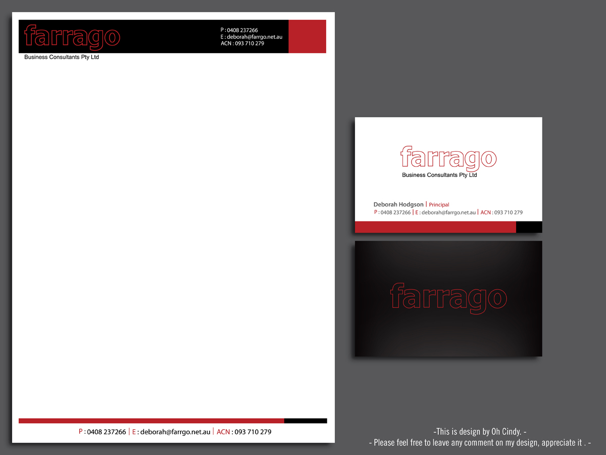 Letterhead Design by Oh Cindy for this project | Design #2812108