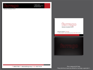 Letterhead Design by Oh Cindy for this project | Design: #2812108