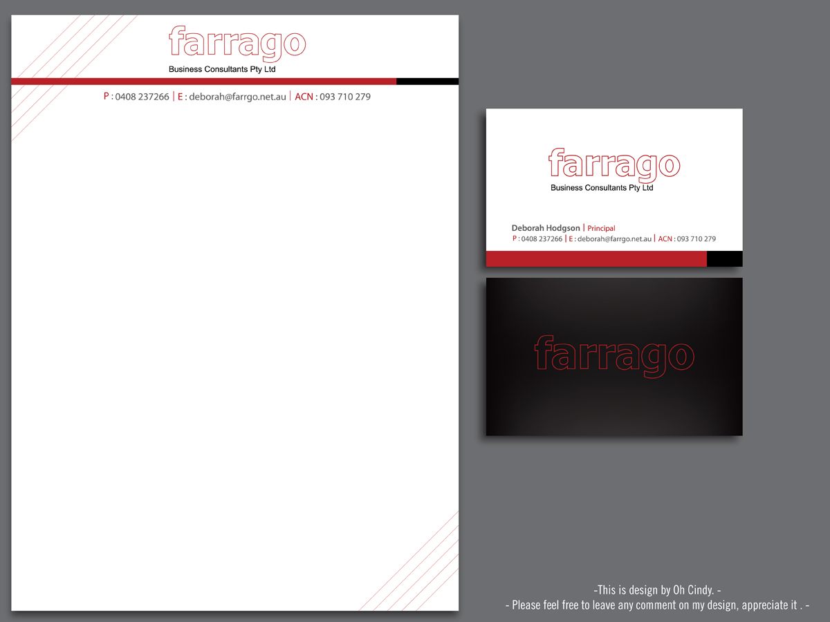 Letterhead Design by Oh Cindy for this project | Design #2812111