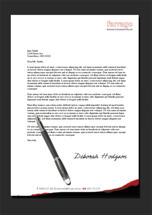 Letterhead Design by Yasuma Kurara for this project | Design: #2812203