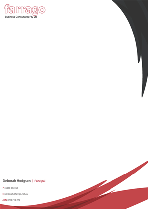 Letterhead Design by aprilianProject for this project | Design: #2816420