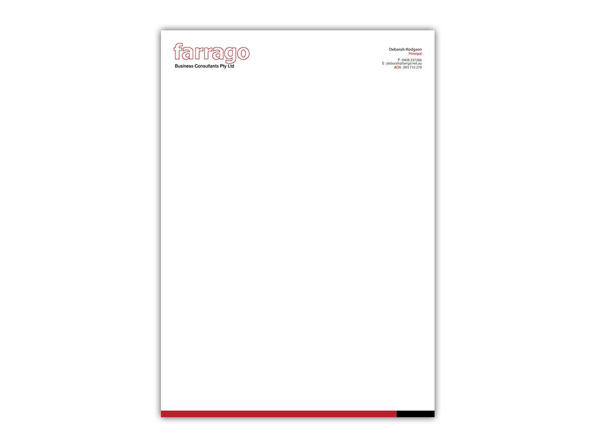 Letterhead Design by Prince Mathew for this project | Design #2811683