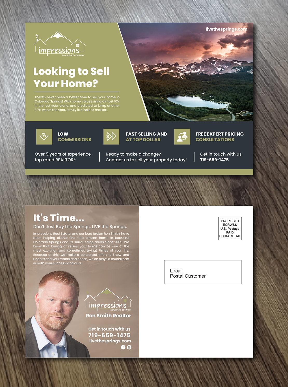 Postcard Design by Alexandar for this project | Design #18539363