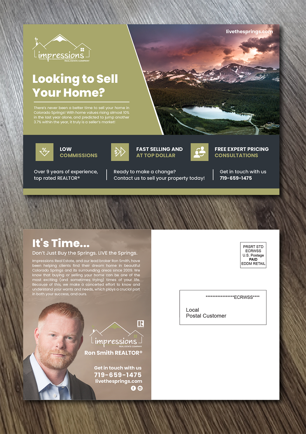 Postcard Design by Alexandar for this project | Design #18539479