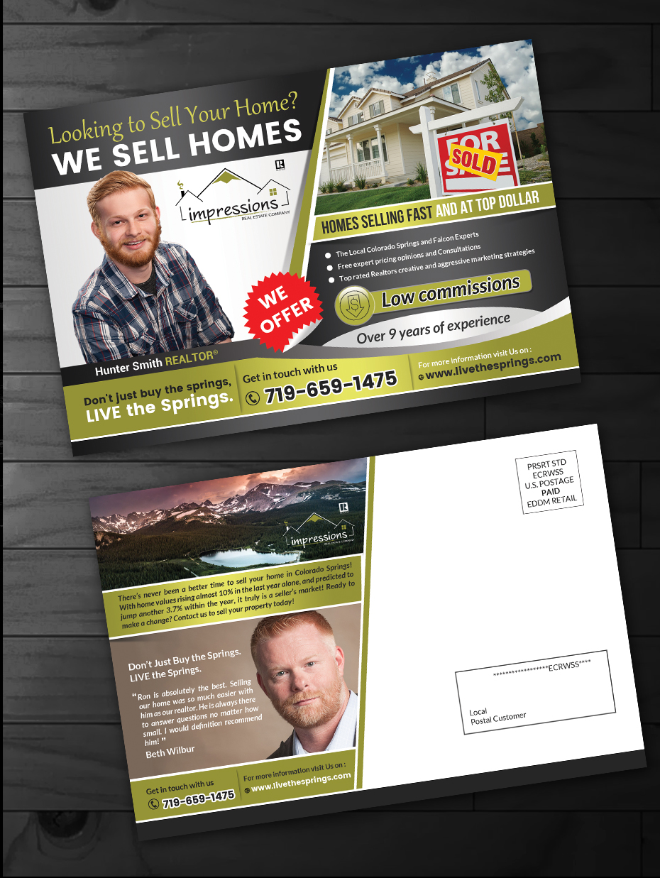 Postcard Design by innovative earth for this project | Design #18530752