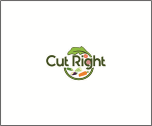 Cut Right. The logo must be modern, minimalist and attractive. This environmentally friendly company focuses on health living. | Logo Design by Mihaela