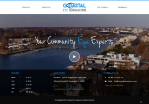 Web Design by pb for Coastal Eye Surgeons | Design: #18763587