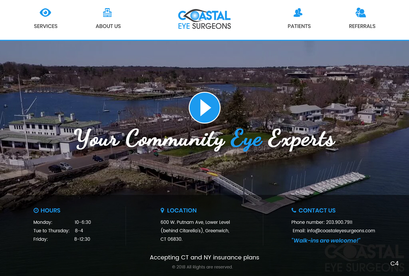 Diseño Web por pb para Coastal Eye Surgeons | Diseño #18763588