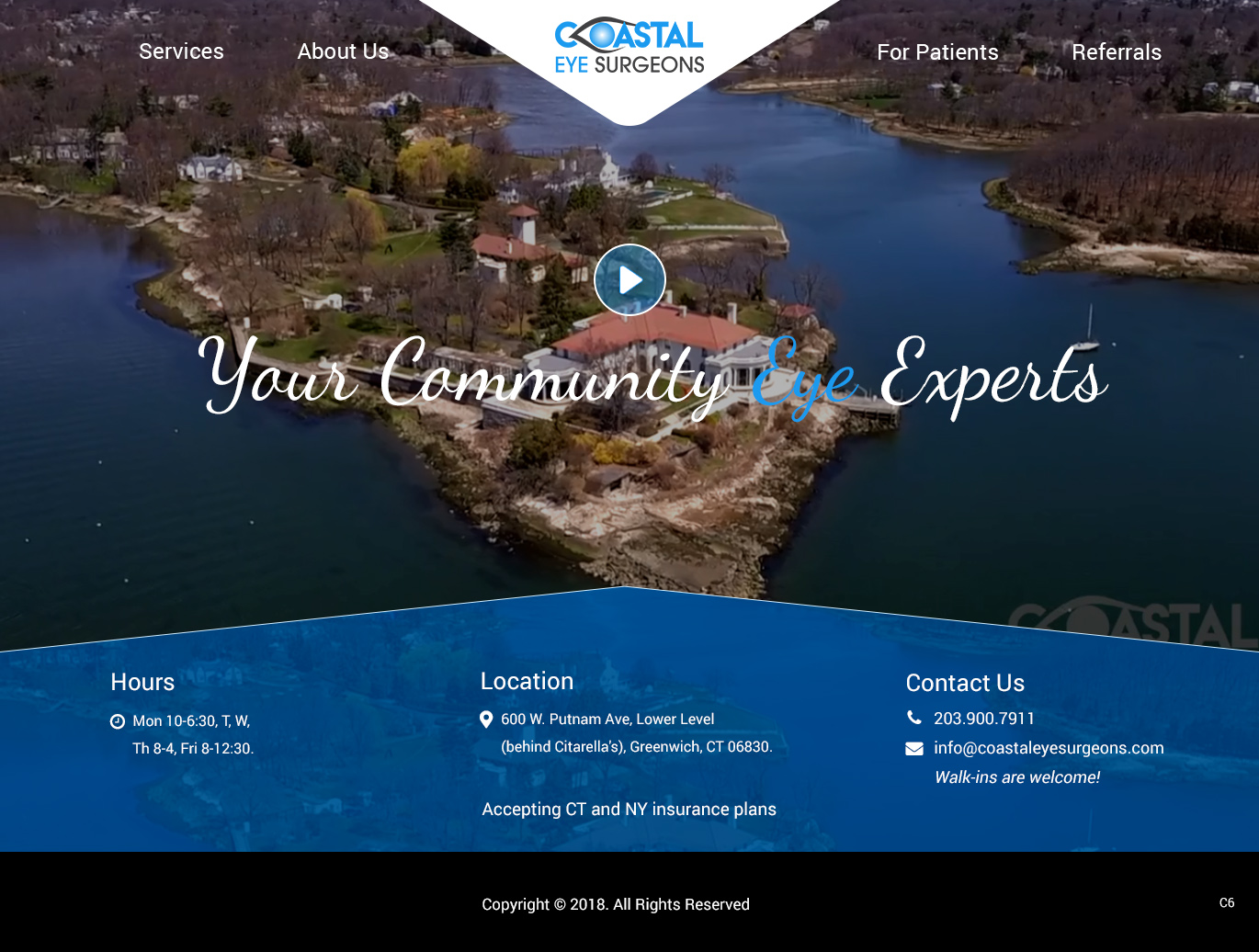 Web-Design von pb für Coastal Eye Surgeons | Design #18763589