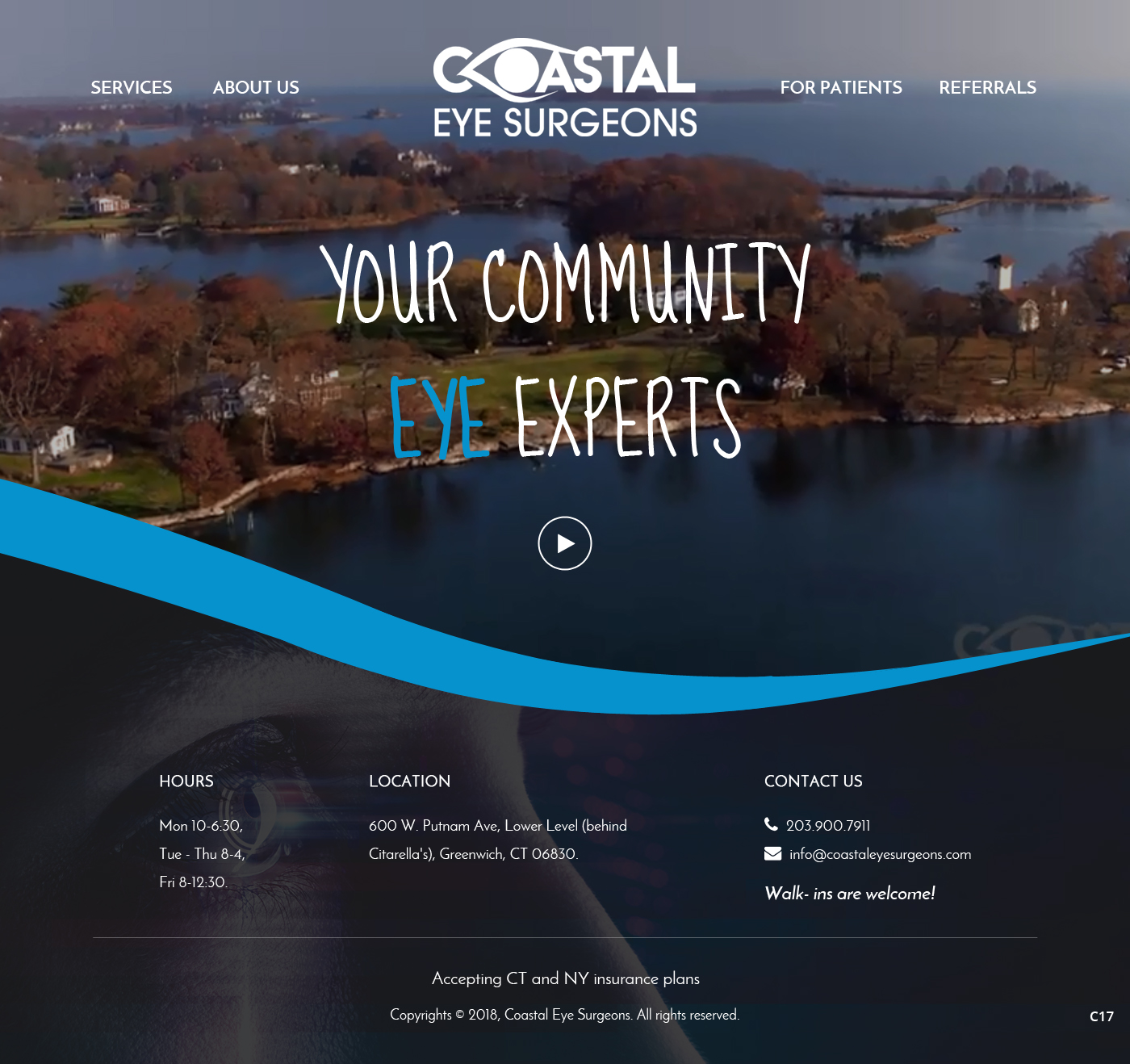 Diseño Web por pb para Coastal Eye Surgeons | Diseño #18763592