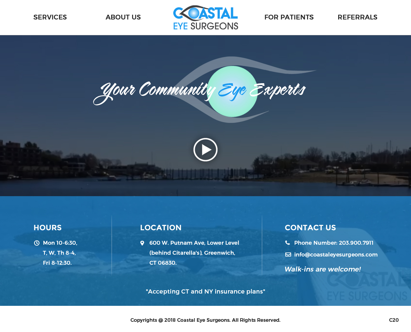 Web-Design von pb für Coastal Eye Surgeons | Design #18763595
