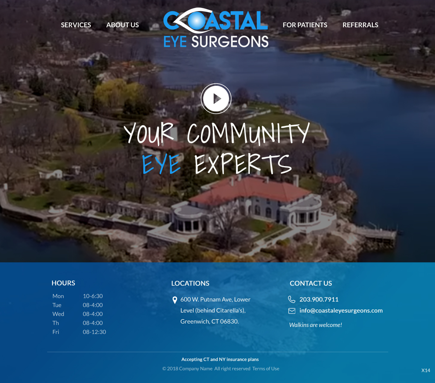 Diseño Web por pb para Coastal Eye Surgeons | Diseño #18763601