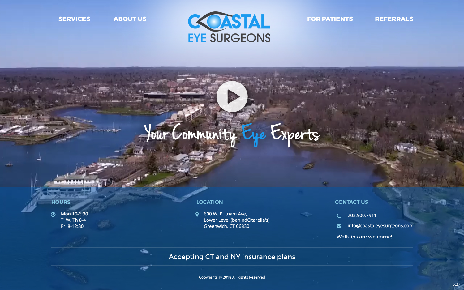 Diseño Web por pb para Coastal Eye Surgeons | Diseño #18763602