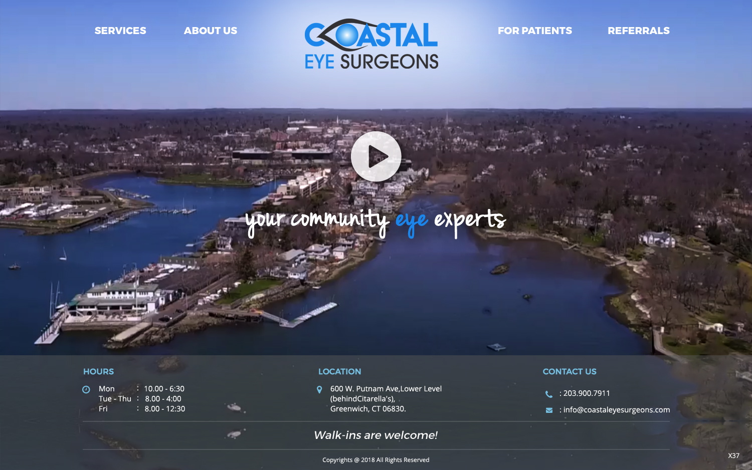 Web Design by pb for Coastal Eye Surgeons | Design #18780355