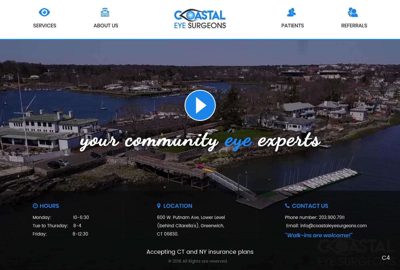 Web Design by pb for Coastal Eye Surgeons | Design #18780356