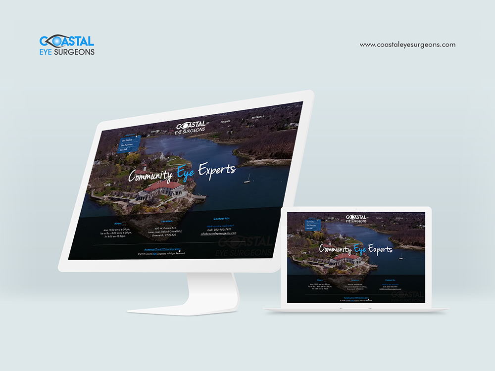 Web Design par Ved Web Services pour Coastal Eye Surgeons | Design #18777770