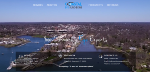 Boutique High End Eye Clinic Website - Coastal Eye Surgeons in Greenwich, CT! | Diseño Web por CharaFathimalil