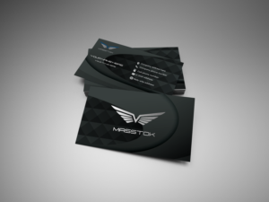 Masstok - Business Cards for a new venture | Business Card Design by DesignDUO