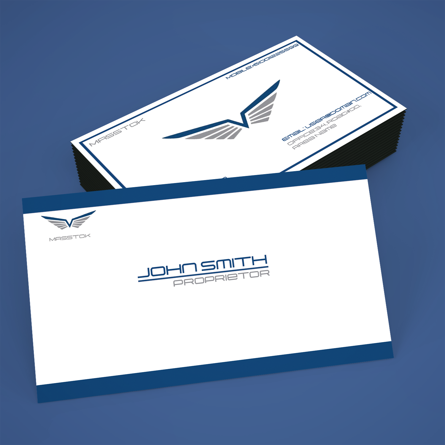Business Card Design by Hossain M. Rezwan for this project | Design #18550751