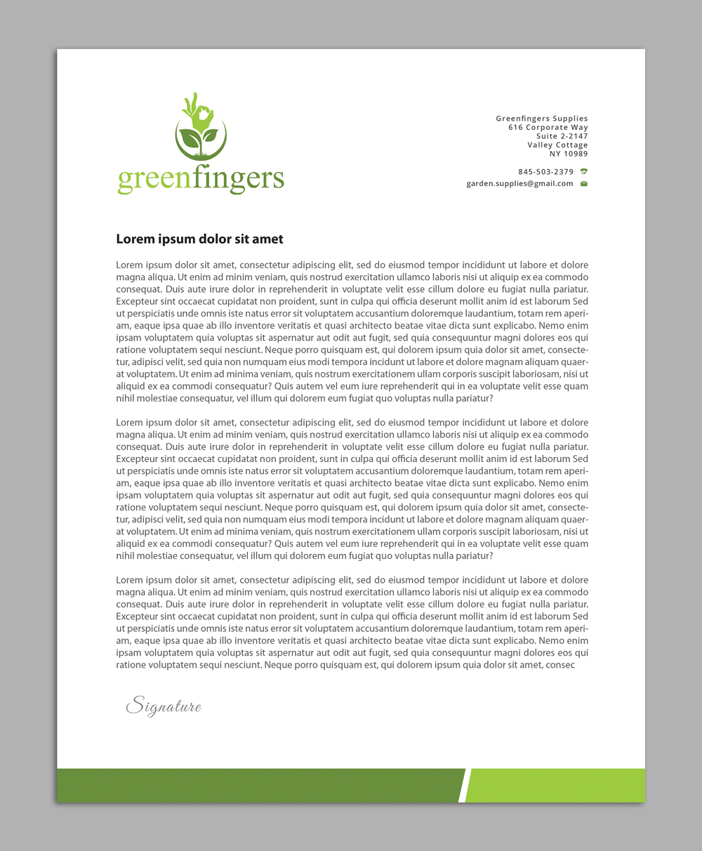 Briefkopf-Design von AbyJohns für dieses Projekt | Design #18594656