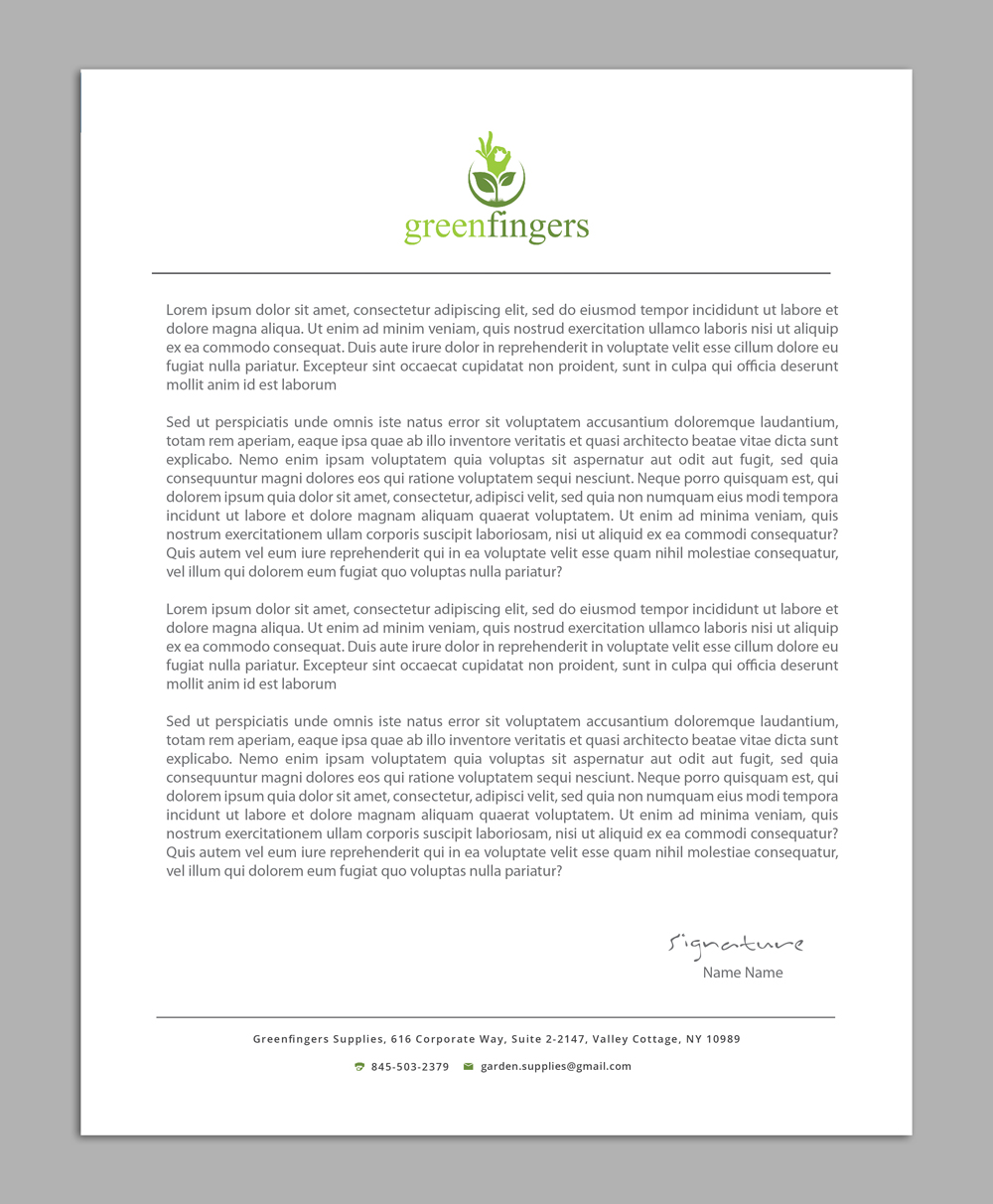 Briefkopf-Design von AbyJohns für dieses Projekt | Design #18594658