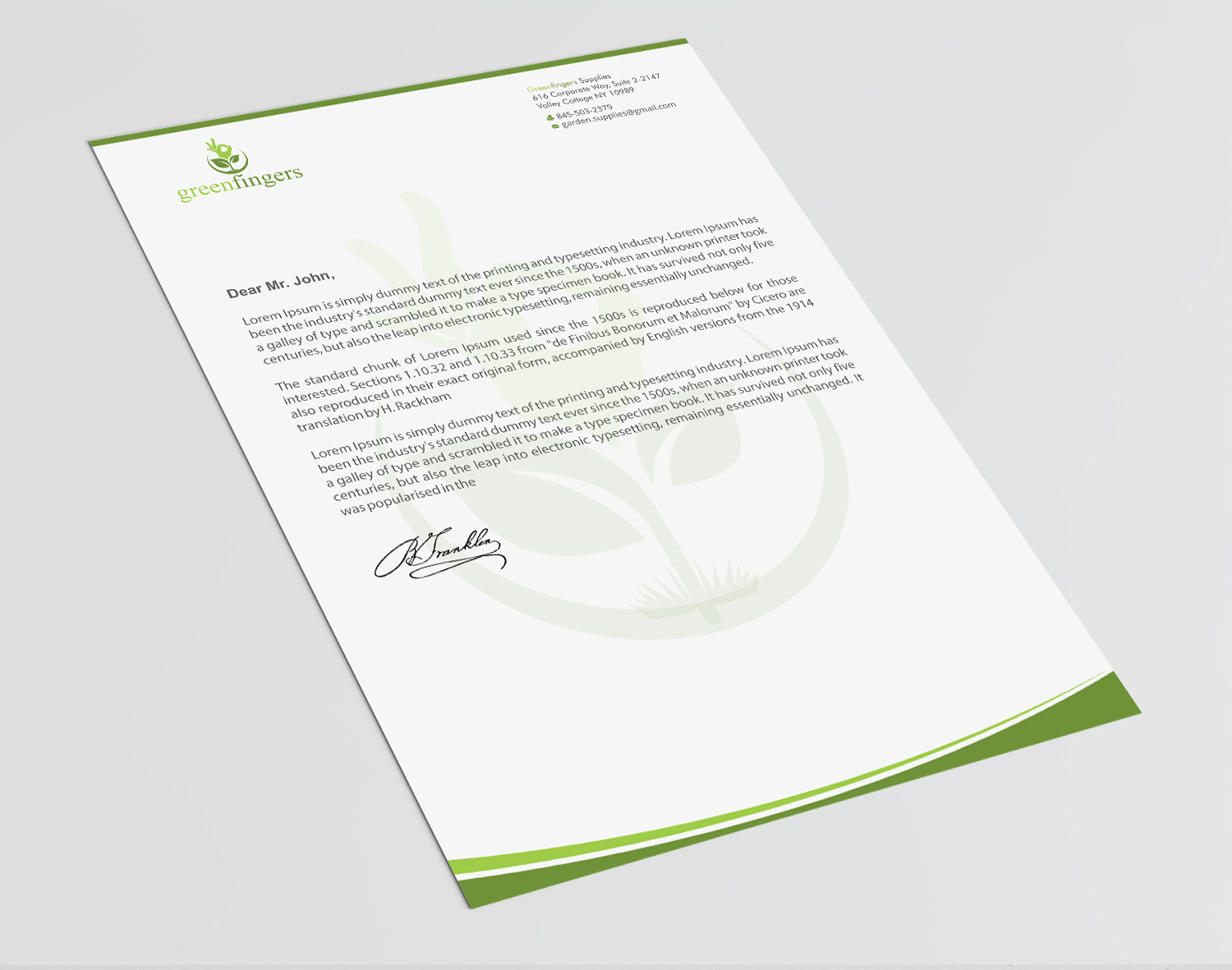 Letterhead Design by Infinitive Technology for this project | Design #18519824