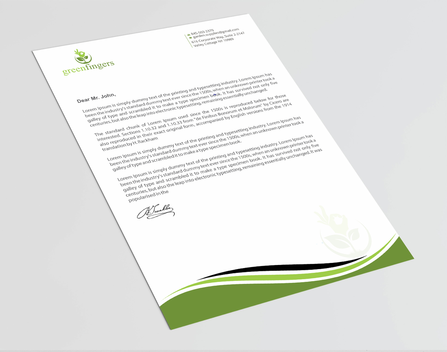 Letterhead Design by Infinitive Technology for this project | Design #18520401