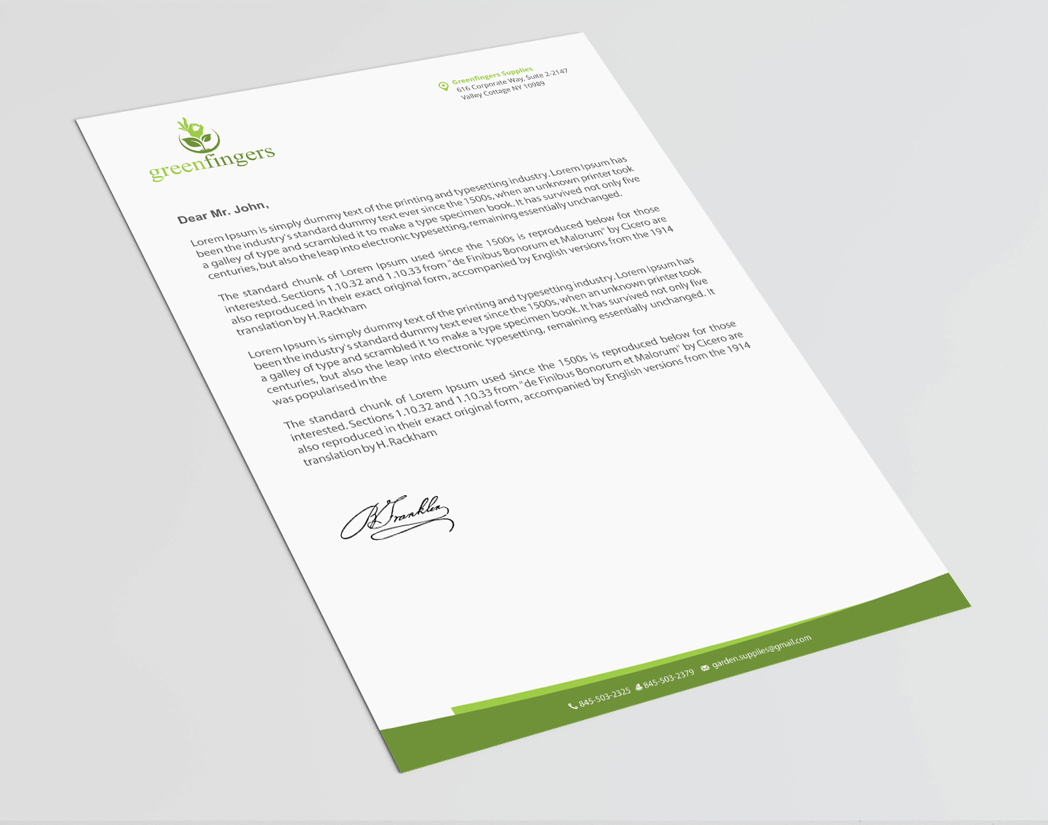 Letterhead Design by Infinitive Technology for this project | Design #18520769