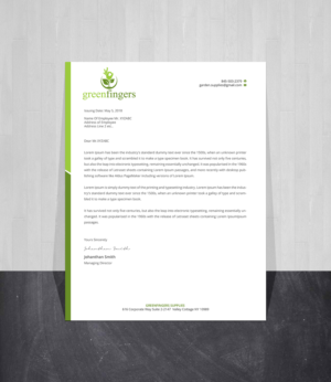 Letterhead Design by Creations Box 2015 for this project | Design: #18522428