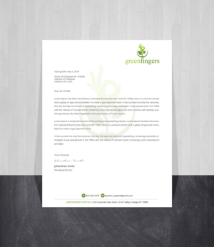 Diseño de Membrete por Creations Box 2015 para este proyecto | Diseño: #18522430