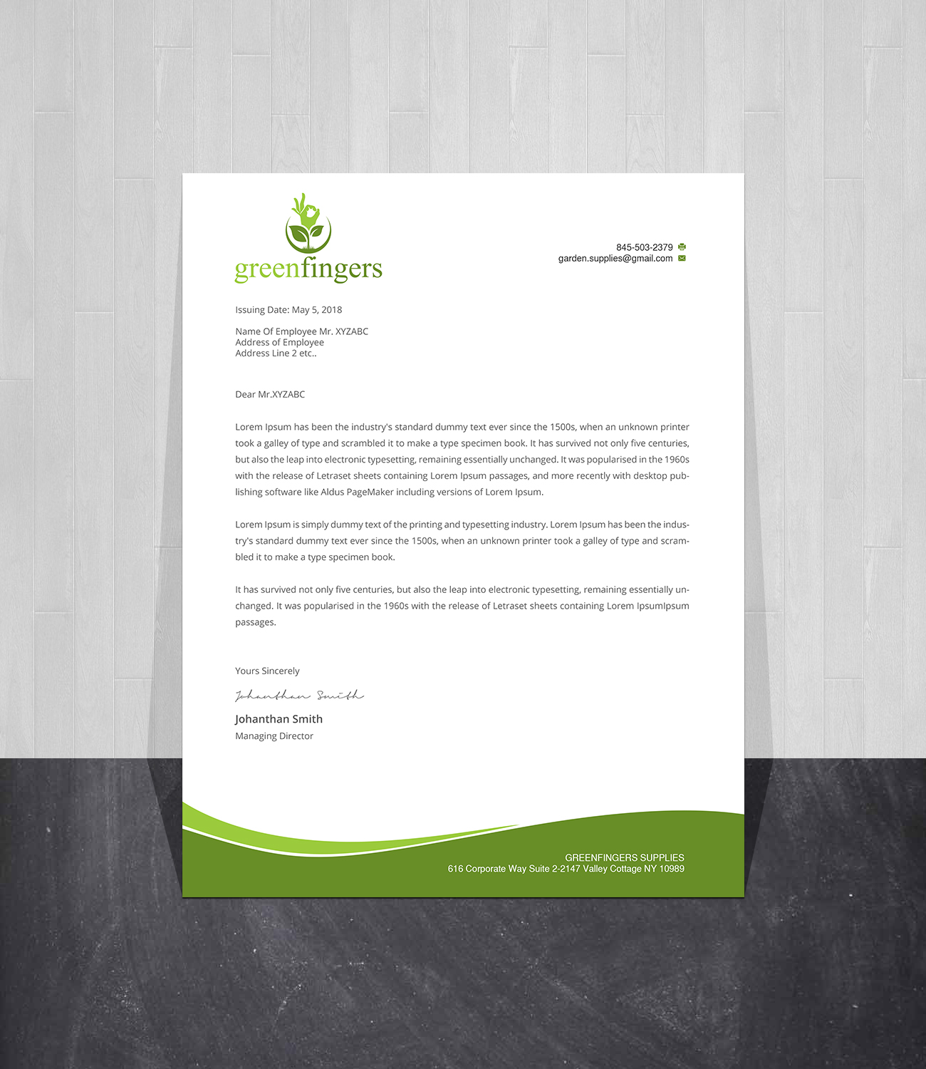 Letterhead Design by Creations Box 2015 for this project | Design #18522436