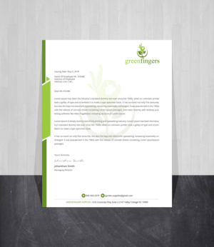 Diseño de Membrete por Creations Box 2015 para este proyecto | Diseño: #18522438