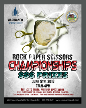 Rock, Paper Scissors Championship Flyer | Flyer-Design von NILDesigns