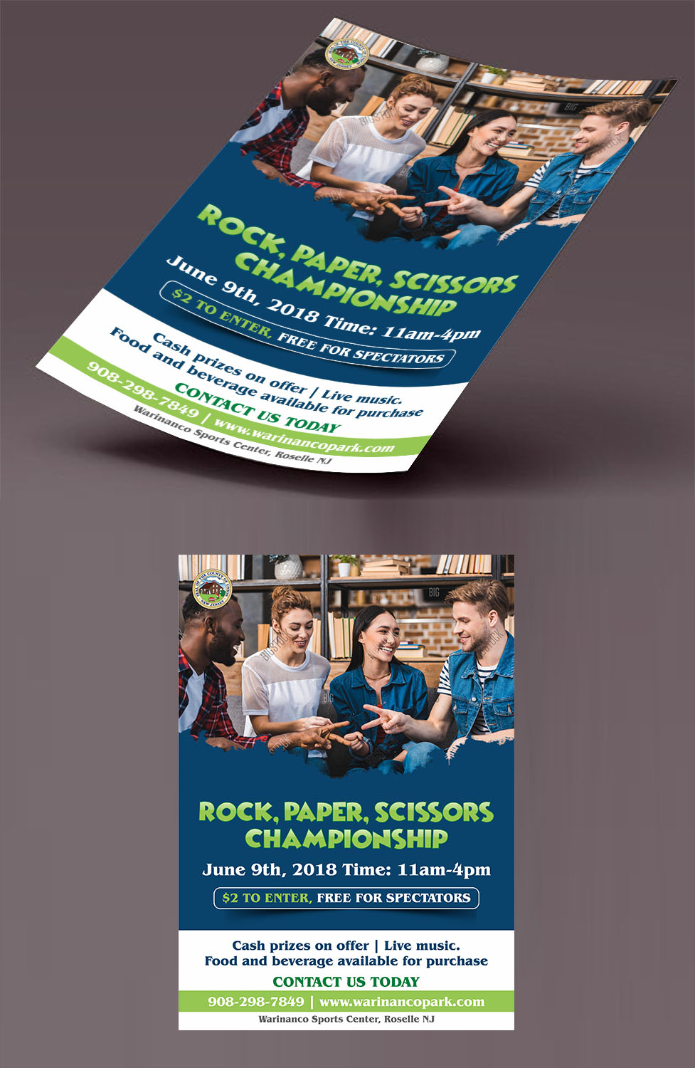 Design de Flyer par aspiremedia pour Warinanco Sports Center | Design #18517125