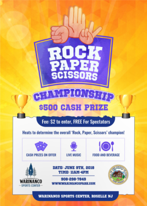 Rock, Paper Scissors Championship Flyer | Flyer-Design von vcreatived