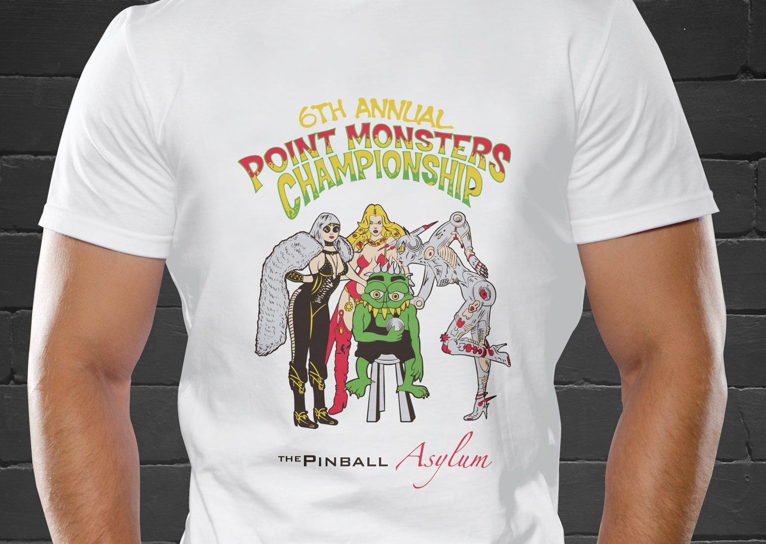 T-shirt Design by Wally_F for The Pinball Asylum | Design #18603100